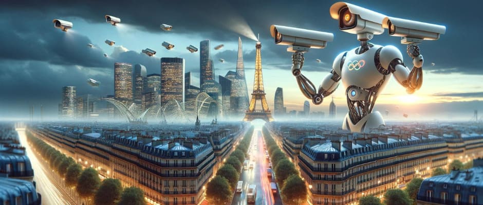 camaras de seguridad de inteligencia artificial para los JJOO camaras de seguridad de inteligencia artificial paris