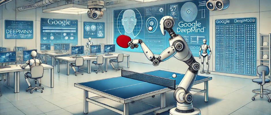robot tenis mesa google deepmind