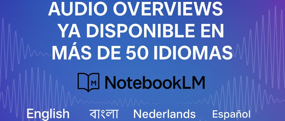 audio overviews de notebooklm