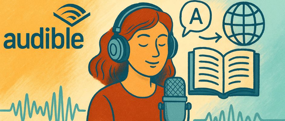 traduccion y narracion con ia de audible